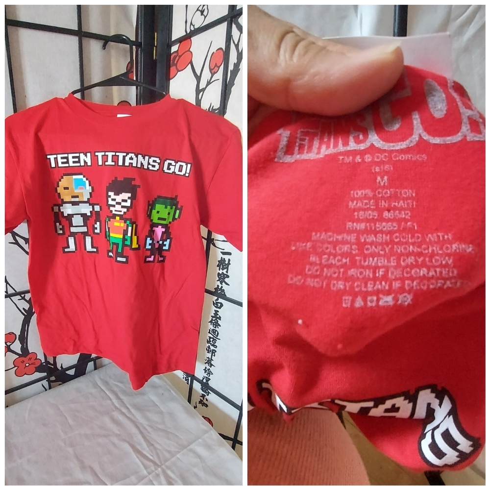 Teen Titans Go! Red Graphic T-Shirt